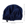 thumbnail image 2 of Houderco 1Ud Gorro Ajustable De Satin Marino Confección Para, 2 of 8