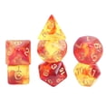 thumbnail image 2 of 7Pcs Acrylic Polyhedral Party Game Playing Table Game , Amarilla Macarena dados poliédricos, 2 of 7