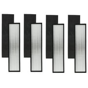 Filter-Monster  Replacement HEPA Filter with Carbon Pre-Filter Set, 4 Pack - Compatible with GermGuardian FLT5000 Air Purifier Filter Size C