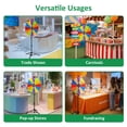thumbnail image 4 of WinSpin Roue de Prix Rotative de 24 Pouces, Roue de Prix à Hauteur Réglable avec Support, Roue de Gribouillage Modulaire Rotative Bricolage pour Jeux de Carnaval Événements Pa, 4 of 9