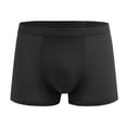 thumbnail image 5 of Delliss Men's Trendy Underwear Soft Long Leg Boxer Briefs Stretch Comfy Trunks 5 Pack Black XXXL, 5 of 5