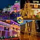 thumbnail image 4 of Cadena de luces navideñas YIQU, 25 m, 200 LED, temporizador remoto, impermeable, 4 of 6