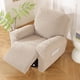 thumbnail image 1 of Xiao Hua Funda elástica universal para sofá reclinable, funda de sofá beige con estampado de rombos, funda para sillón reclinable de salón, funda protectora para sofá, 1 plaza, 1 of 5