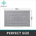 thumbnail image 5 of Alfombra de baño antideslizante, alfombra de baño de microfibra suave, absorbente de agua, lavable a máquina, alfombra de ducha extra gruesa para baño., 5 of 5