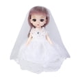 thumbnail image 1 of Fiudx Ofertas flash del día solo en línea Mini muñeca de 6 pulgadas con 13 articulaciones móviles para niña, ojos grandes, hermosa muñeca de juguete DIY con ropa, vestido, muñeca de moda, 1 of 6