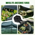 thumbnail image 5 of Shade Cloth Clips - Black Round Plastic Sun Shade Clip,Shade Cloth Heavy Duty Lock Grip for Sun Shade Net,Gardening Shade Cloth,Anti Bird Netting Windproof Awning Clamp, 100 Pcs, 3.93x1.57", 5 of 6