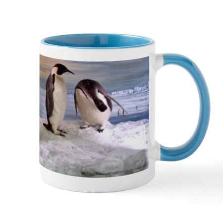 

CafePress - Penguins From Antarctica Mug - 11 oz Ceramic Mug - Novelty Coffee Tea Cup