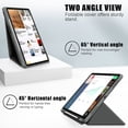 thumbnail image 3 of Feishell for iPad Pro 11 inch 2022/2021/2020/2018 Cover with Pencil Holder,Shockproof Magnetic Flip Two Angle View Kickstand Auto Sleep/Wake Up Function Smart Case,Gray, 3 of 6