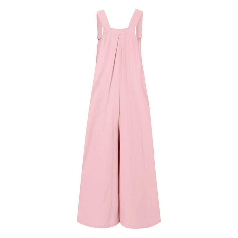 Aueoeo Petite Jumpsuits for Women, Women's Summer Casual