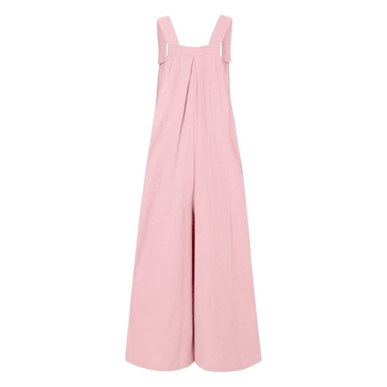 Aueoeo Petite Jumpsuits for Women, Women's Summer Casual