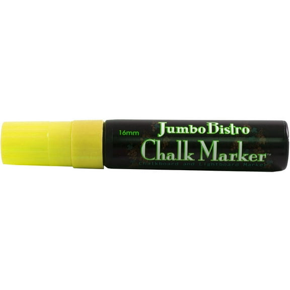 Marvy Uchida Jumbo Point Chalk Marker, Neon Yellow, 1/Pack