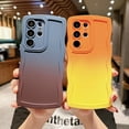 thumbnail image 2 of Compatible with Samsung Galaxy S22 Ultra 5G Phone Case,Cute Gradient Case Curly Wave Frame Case Camera Protection Soft Shockproof Cover (c), 2 of 9