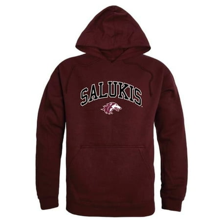 W Republic 540-234-MR2-01 Southern Illinois University Campus Hoodie  Maroon & White - Small