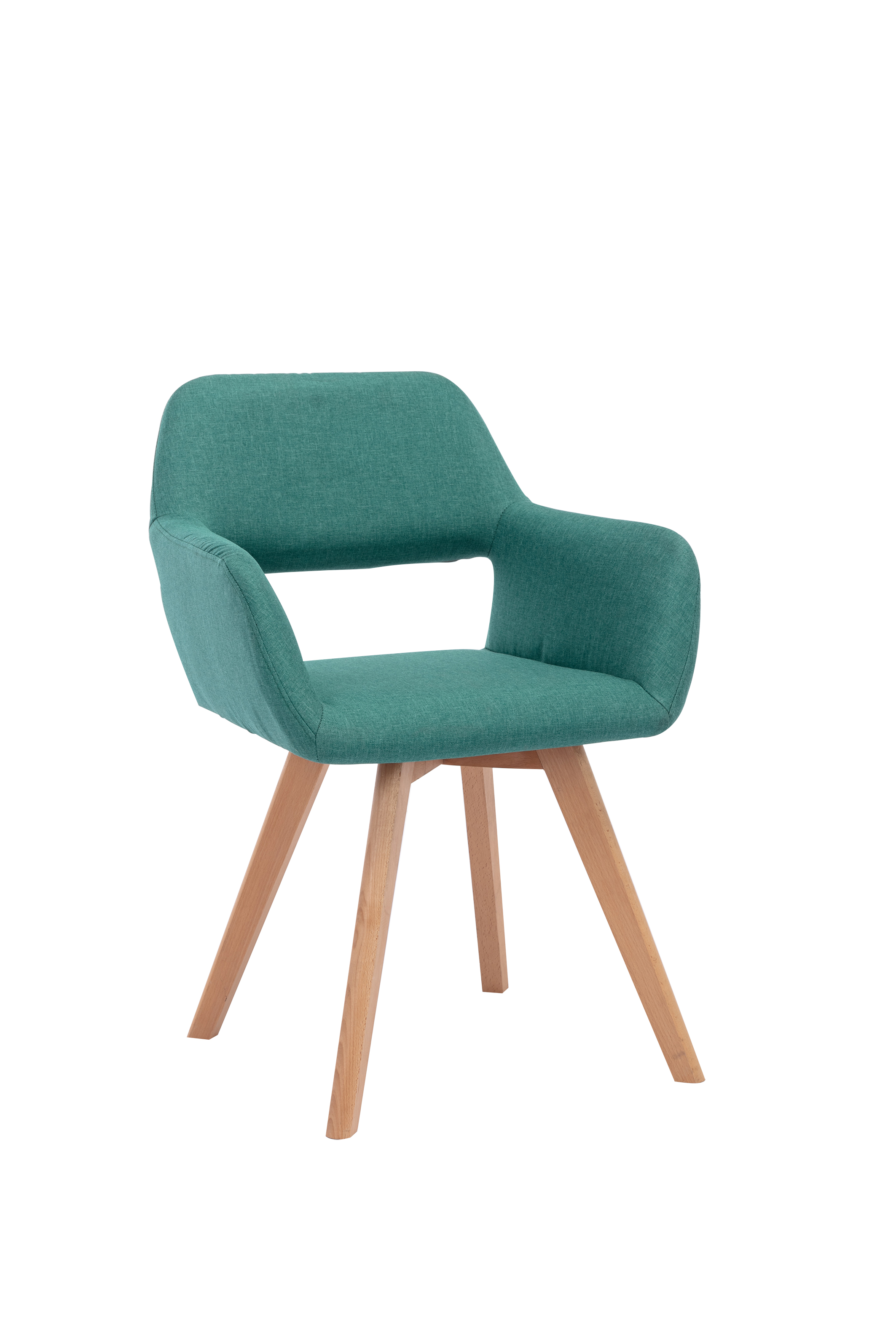 Better Modern Simple Linen Fabric Dining Room Chair With Beech Wood