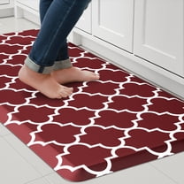 GALMAXS7 Kitchen Rug and Mat Kitchen Mat Anti Fatigue Non Slip Kitchen Floor Mat for Standing,17"x39",Red