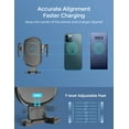 thumbnail image 3 of Wireless Car Charger Mount, Mpow 10W 7.5W Auto Clamping Qi Fast Charging Car Mount with Power Storage, Air Vent Car Phone Holder Compatible with iPhone 13/13 Pro/13 Pro Max/Galaxy S22 Ultra/S22/S21, 3 of 12