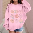 thumbnail image 2 of Aocisk Chandail à Capuchon pour Filles, Haut à Enfiler pour Tout-Petits, Tenue Décontractée, Rose, 5-6 Ans, 2 of 4