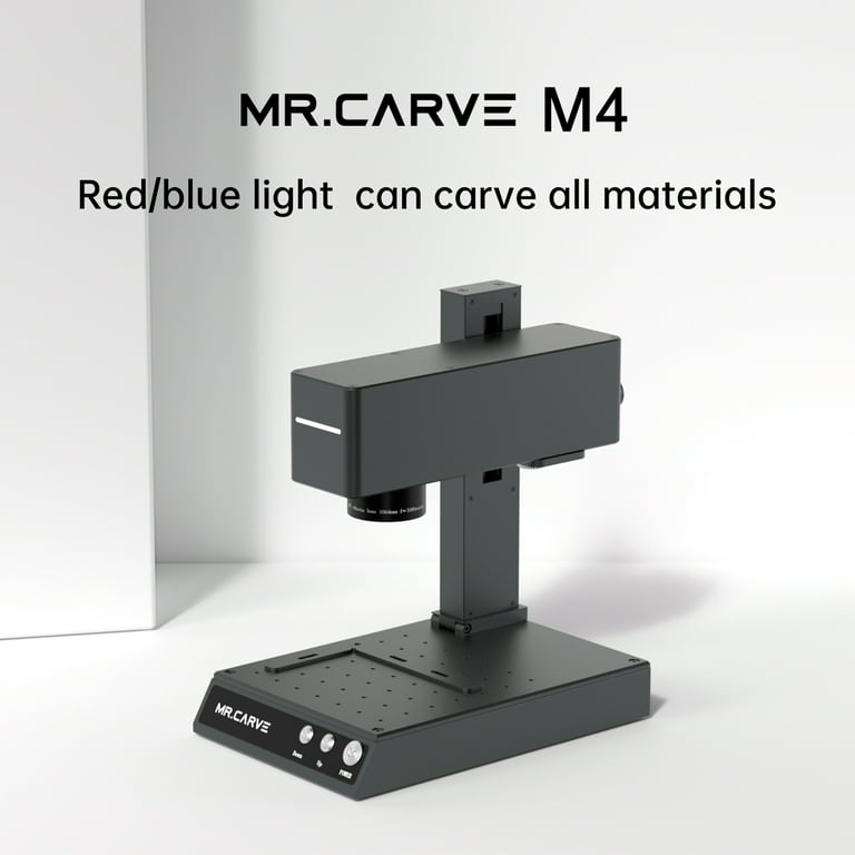 Meterk MR.CARVE M4 Marking Machine Engraver Infrared Module and 5W Blue  Module 70x70mm Carving Area with Rotary Roller High Speed for Large Object  Luggage Engraving All-Metals Jewelry Bamboo Le 