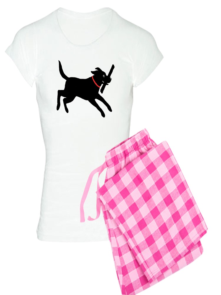 CafePress Black Lab Valentine Nightshirt