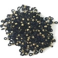 thumbnail image 4 of HSHDLDF 300PCS Eyeglasses Chain Ends Anti Slip Silicone Spring Rubber Connector Holder Retainer for Eyeglass Sunglasses Necklace Chain Eyeglass Chain Loop Holder Silicone Eyeglass Connector, Black a, 4 of 5