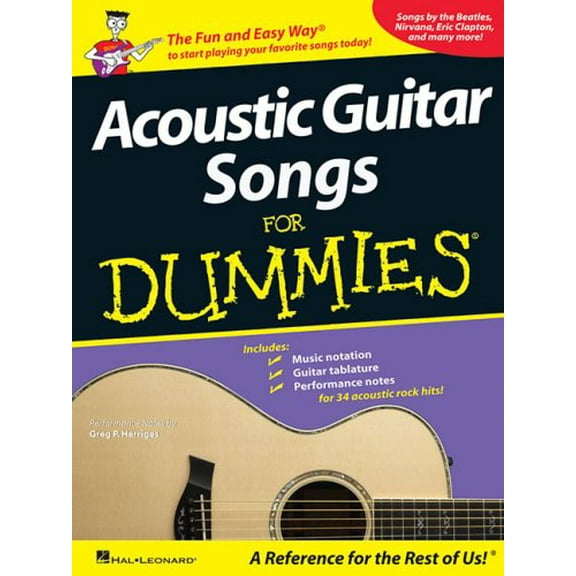 Pre-Owned Acoustic Guitar Songs for Dummies (For Dummies) Paperback