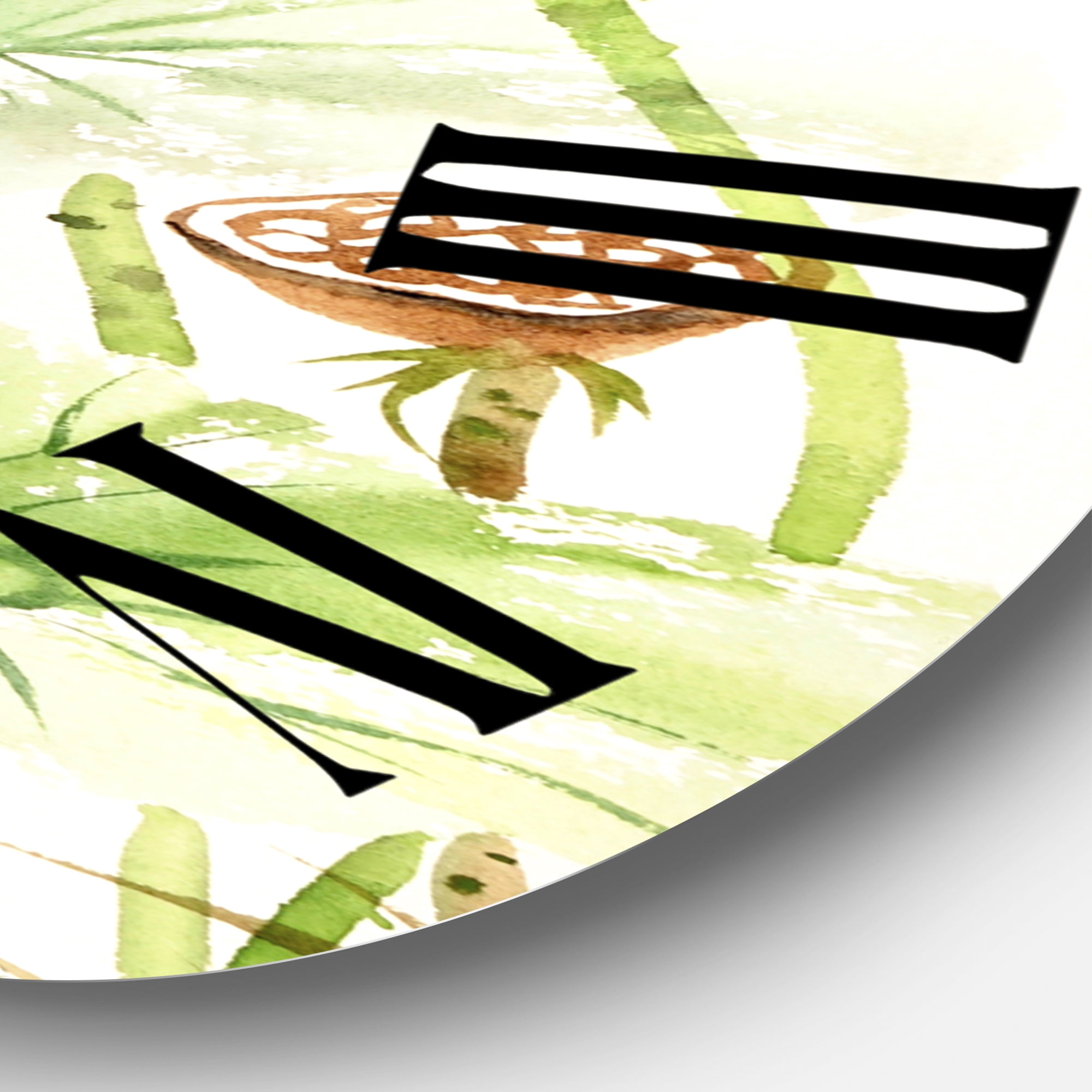 Designart 1 in Quartz Traditional Wall Clock