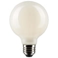 thumbnail image 2 of 2Pk - Satco 6w G25 Globe Filament LED 2700K Medium Base Dimmable - 60w equiv, 2 of 7