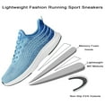 thumbnail image 4 of Oyang Tennis Shoes Sneakers for Mens Womens, Non Slip Lightweight Breathable Mesh Sneakers Athletic Running Shoes, 4 of 9