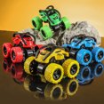 thumbnail image 3 of Off-Road Four-Wheel Drive Stunt Car - Anti-Fall Inertia Tumble Sports Vehicle for Children Fall-Resistant Toy Car Yellow, 3 of 6