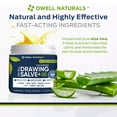 thumbnail image 2 of Owell Naturals Salve Drawing Ointment with Aloe, Chickweed Drawing Salve, First Aid Ointment for Skin, 4 Oz, 2 of 6