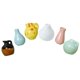 thumbnail image 1 of Funny Mini Jarrón Magnets Vase Forra Set 3D Ceramic (M), 1 of 9
