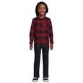 thumbnail image 2 of Wrangler Boys’ Long Sleeve Flannel Shirt, Sizes 4-18 & Husky, 2 of 5