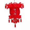 thumbnail image 1 of Linterna de año nuevo,Decoraciones de linternas chinas rojas decorativas,Linterna del Festival de Primavera Linterna de fieltro Linterna 3D,Celebración de año nuevo linterna roja linterna, 1 of 9
