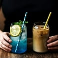 thumbnail image 2 of Drinking Glasses  1 Pack 17oz Can Shaped  Beer  Iced Coffee Glasses  Tumbler  Cocktail  Whiskey Cups, 2 of 8