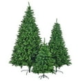 thumbnail image 6 of TZDZRC Green Pre-Lit Artificial Christmas Tree,Hinged,with 820 LED Lights,for Indoor and Outdoor Decoration,Set of 3 Xmas Trees(8FT, 6FT, 4FT), 6 of 8
