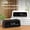 white, variant on Digital Alarm Clock with Wireless Speaker and Integrated Phone Holder, FM Radio, LED Mirror Display Desk Clock for Bedroom and Office