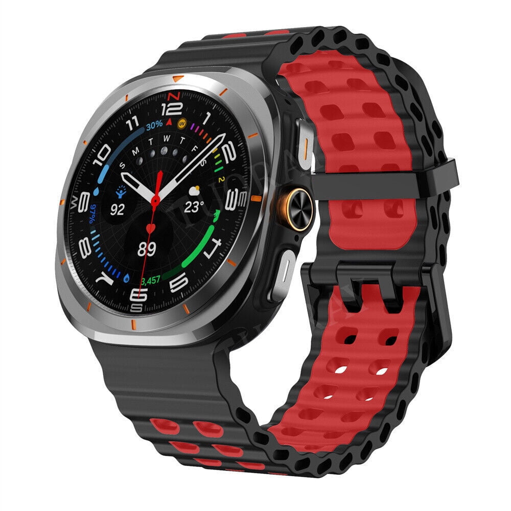 Sport Band Compatible with Samsung Galaxy Watch Ultra 47 mm, Soft Silicone Strap for Samsung Galaxy Watch 7 Ultra 47mm, Women and Men
