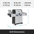 thumbnail image 4 of Broil King Regal S490 Pro Ir 4-Burner Natural Gas Grill, 4 of 8