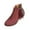 Red, variant on Boots for Women, Casual Fashion Fringe Plaid Fringed Splicing Retro Frosted Suede Mid Heel Boots Shoes Cowboy Boots for Women