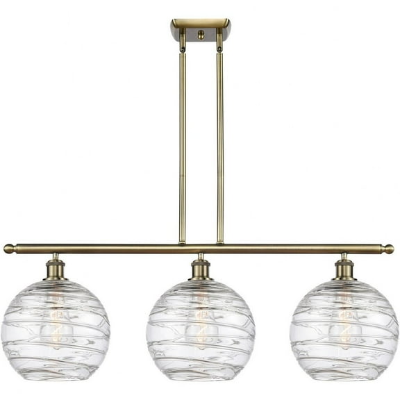 Innovations Lighting 516-3I-13-37 Athens Linear Athens 3 Light 37" Wide Linear Pendant -