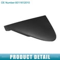 thumbnail image 6 of Unique Bargains Front Left Door Mirror Corner Fender Triangle Cover No.6011812010 for Toyota Corolla 2003-2008 Plastic, 6 of 7