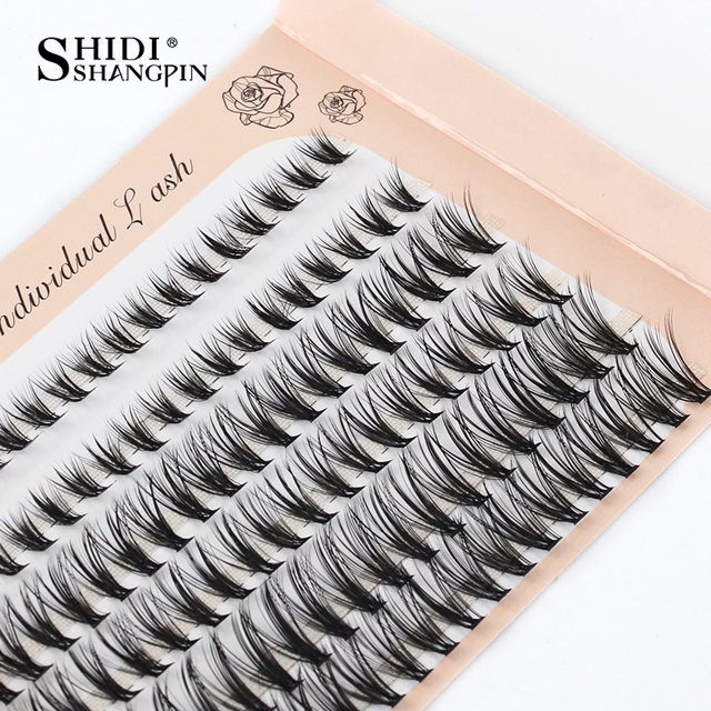 6 filas 120 paquetes extensión de pestañas pestañas de visón de imitación naturales individuales 20/30D pestañas de racimo maquillaje cilios pestañas postizas Tan Jianjun unisex