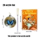 thumbnail image 4 of Uuowzo 2025 Christmas Ornaments Advent Calendar Backpack Keychain Acrylic Indoor Outdoor Christmas Decorations, #5, 4 of 6
