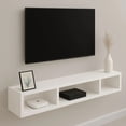 thumbnail image 1 of Estante Repisa Tv Flotante Soporte Minimalista 3 Divisiones Color Blanco, 1 of 4