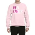 thumbnail image 2 of Faith Jesus Believe Awareness Unisex Crewneck Graphic Sweatshirt, Light Pink, 2XL, 2 of 3