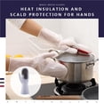thumbnail image 4 of Matsuzay 1 par de guantes de limpieza para lavar platos, guante para lavar platos de PVC para fregador doméstico, herramienta de limpieza de cocina, Suministros de limpieza para el hogar gris Matsuzay HA000467-02B, 4 of 6