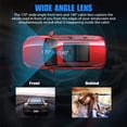 thumbnail image 6 of 1080P Dual Dash Cam Built-in GPS, Car Front and Rear Dash Camera with Night Vision, 170 Wide Angle, 1.5" LCD Display, Car Driving Recorder with G-Sensor, Parking Monitor, WDR, Loop Recording, 6 of 8