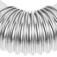 thumbnail image 3 of 1 juego de tubo de ventilación de humo de acero inoxidable, tubo recto, adaptador de codo para tubo de ventilación de humo., 3 of 6