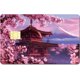 thumbnail image 1 of Pegatinas para tarjetas de crédito, pegatinas para tarjetas de débito, pegatinas para tarjetas de débito, sin burbujas, delgadas, pequeñas, con paisajes japoneses, calcomanías personalizadas para, 1 of 8