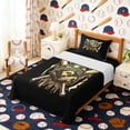 thumbnail image 3 of Erosebridal Drip Camo Baseball Bats Twin Sheet Sets, Sport Bedding for Men and Boys, 3 Pieces, 1 Flat Sheet, 1 Fitted Sheet and 1 Pillowcase, 3 of 6